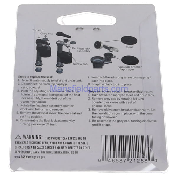Mansfield 630-2206 Seal Kit