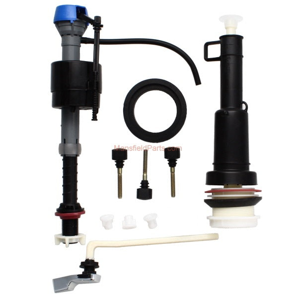Mansfield Genuine New Style Tank Rebuild Kit With Chrome Handle