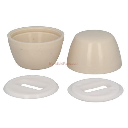 Mansfield Genuine Toilet Bolt Caps Bone- MansfieldParts