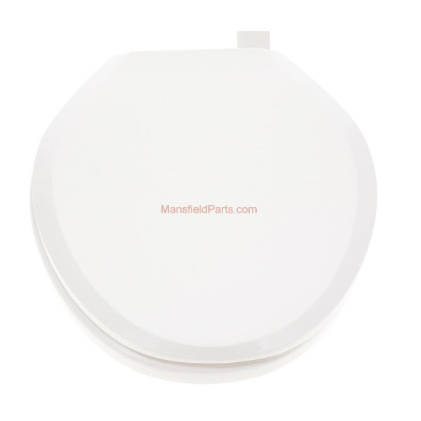 Mansfield Genuine White Elongated Slow Close Plastic Toilet Seat