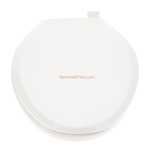 Mansfield Genuine White Elongated Slow Close Plastic Toilet Seat