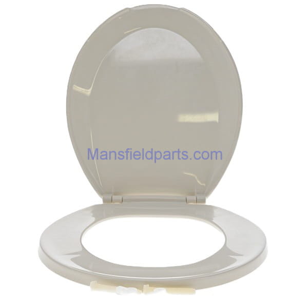 Mansfield Genuine Bone Round Plastic Toilet Seat