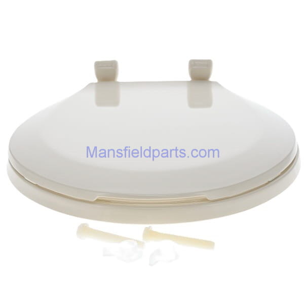 Mansfield Genuine Bone Round Plastic Toilet Seat