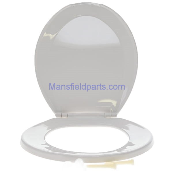 Mansfield Genuine White Round Plastic Toilet Seat