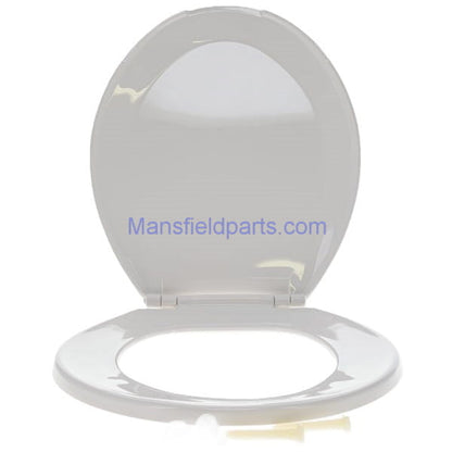 Mansfield Genuine White Round Plastic Toilet Seat