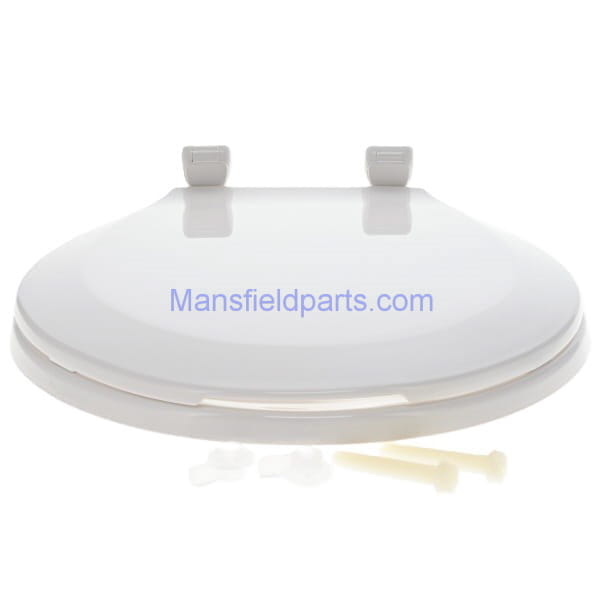 Mansfield Genuine White Round Plastic Toilet Seat