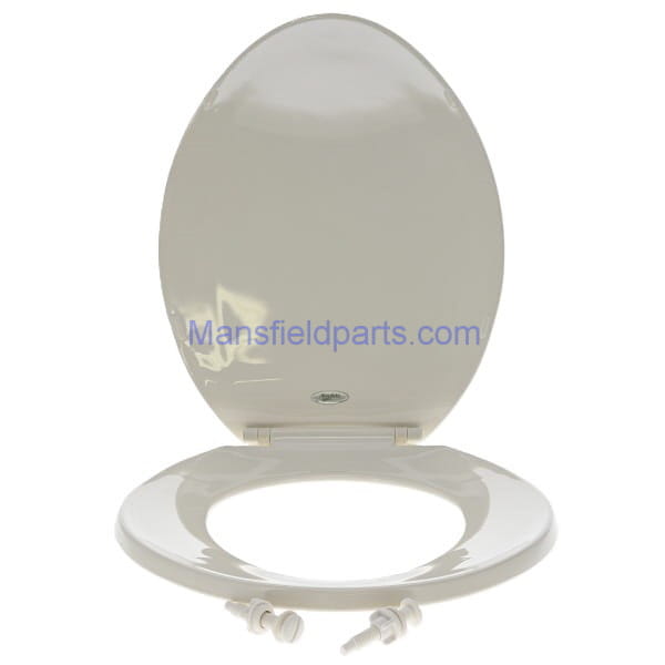 Mansfield Genuine Bone Elongated Plastic Toilet Seat