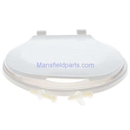 Mansfield Genuine White Elongated Plastic Toilet Seat