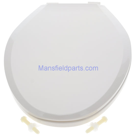 Mansfield Genuine Elongated Biscuit Slow Close Toilet Seat